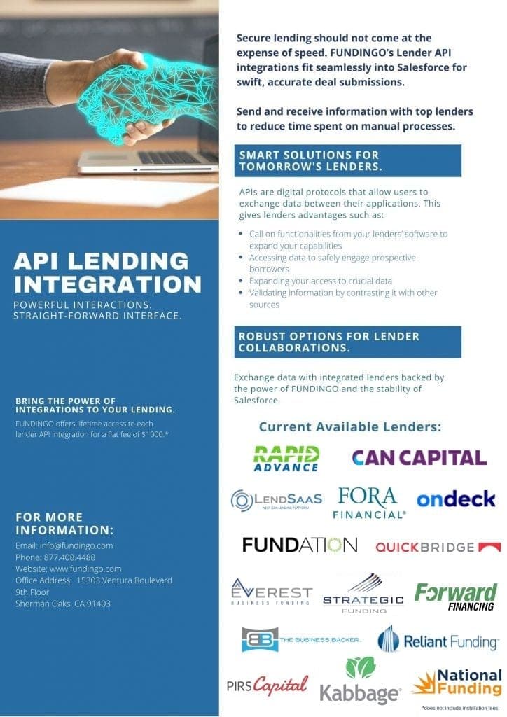 API Lender Integrations for Lenders